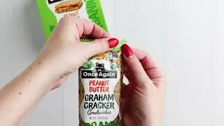 How to open a Once Again Nut Butter Graham Cracker Sandwich Package!