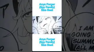 The Anya Forger (Spy Family) Size Beat #Jujutsu #JujutsuKaisen #Nanami #JJK #Edit