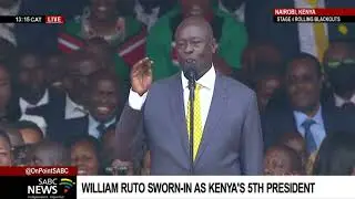 William Ruto has been sworn-in as the 5th president of Kenya