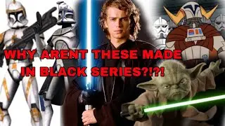 WE NEED MORE PREQUEL/CLONE WARS ERA STAR WARS IN BLACK SERIES!!!!