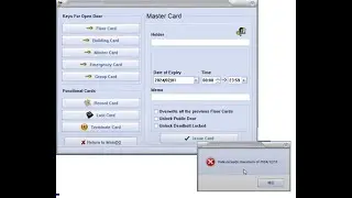 proUSB Hotel System Master card Error Date Exceed maximum of 2024/12/31 Solution