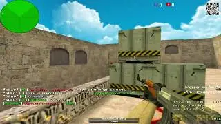 Мой тиммейт немного странный :D de_dust2 5x5 CS 1.6