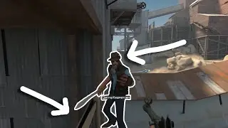 Teaching a Sniper a Secret Spot in TF2 👀