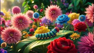 Caterpillar's Colorful Adventure | Combined Story & Song | Kid's Song | Children Song | Sing-along