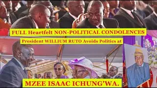 President Delivers Heartfelt Non-Political Condolences at MP Dad's Burial a Remarkable 21Min Tribute