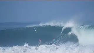 The Domke Daily 134: Big Wave Skimboarding EPIC Long Barrel to Big Grab Rail 360 Turn + Raw Audio!