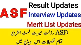ASF ASI Corporal Result 2021|ASF ASI Corporal  Result Merit List Interview Updates