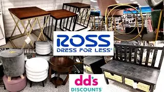 ROSS For Less FURNITURE Home Decor Shop With Me & DD's Discount New Year Home Decor | Ross shopping