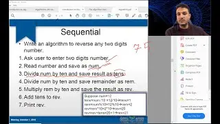 09 - Sequential algorithm (digits of number) and If Statement