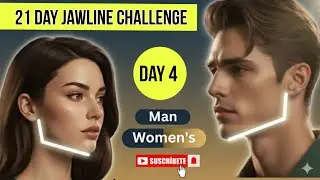 How to Bring Jawline in Face | 5 Min Face Yoga for Jawline & Double Chin