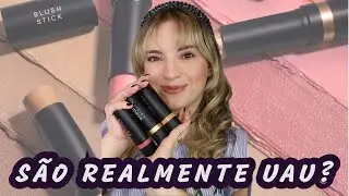 Novidade OC&Eacute;ANE | Novos Sticks - BLUSH, CONTORNO e ILUMINADOR Stick Linha EDITION | Valeu a compra?