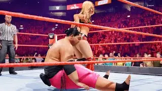 WWE 2k22: Toni Storm vs Yokozuna, intergender wrestling
