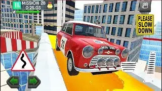 Roof Jumping Car Parking Games - Stunts Car Driver Games - Android Gameplay Video #3