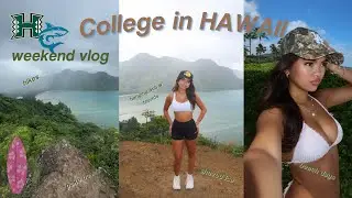 College in HAWAII: WEEKEND IN MY LIFE *freshman year* | hiking, beach days, hanging out w/ friends