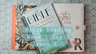 Bible Reading Week 1 Day 3 James 1-5