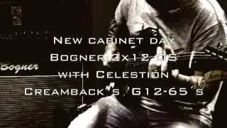 Bogner 2x12 OS with Celestion 65w Creambacks