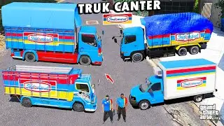 MANTAP !! Aku Berhasil Koleksi SEMUA TRUK CANTER INDOMARET TERKEREN di GTA 5 !!