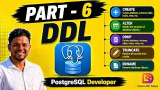 PostgreSQL DDL Commands Explained  | CREATE, ALTER, DROP, TRUNCATE (Interview + Real Examples)