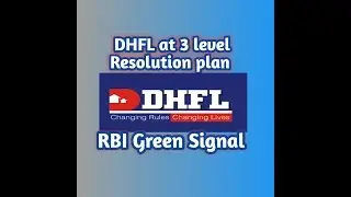 DHFL at 3 level Resolution Plan ,DHFL Share latest News and Trade Set Up