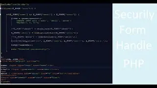 Securely Form Submit with PHP and MySQL - PHP Tutorial