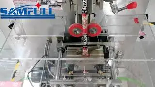 Samfull instant coffee powder stick packing machine, coffee powder packet packaging machine