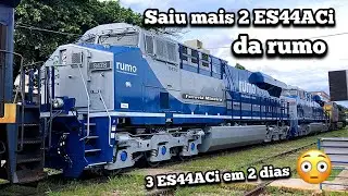 SAIU MAIS 2 ES44 DA RUMO 😱 / TRANSLADO MANOBRAS E PARTIDA DAS NOVAS ES44ACi 8478 e 8479 DA RUMO