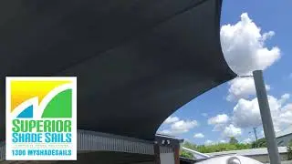 Dual Carport Shade Sail installed at East Ipswich, Qld.