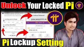 How to unlock pi coins | How to unlock pi balance | Pi coin unlock kaise karen |pilockupsetting| kyc