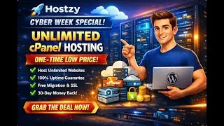 Hostzy Cyber Week Mega Deal &ndash; Host Unlimited Websites for One Low One-Time Fee!