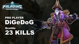 DiGeDoG Dredge 23 KILLS!! Paladins Pro (NiP) Ranked Gameplay 1440p High Quality Video