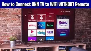 Как подключить ONN TV к WiFi БЕЗ пульта дистанционного управления