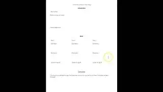 Character Analysis Prewriting