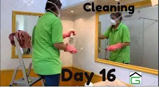 Bathroom Remodeling - Day 16 Cleaning!