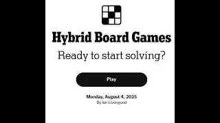 8/4/2025 NYT Midi 