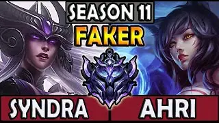 T1 Faker SYNDRA vs AHRI [ MID ] Patch 11.1 Ranked Korea ✅