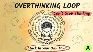 Overthinking ko kese roke | stick figure animation video se samjho simple mai