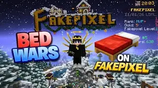 I Played BedWars on FakePixel for the First Time 😱🔥 | Best Cracked Minecraft Server