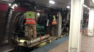 CTA work train at Clark/Division