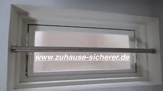 Edelstahl-Fenstersicherung - Montageanleitung