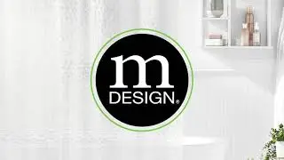 mDesign Plastic Waterproof PEVA Shower Curtain Liner for Bathroom