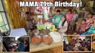 Cooking food to Celebrate Mama 79th Birthday| Biliran Province🇵🇭