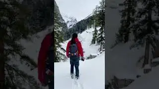 Hamta pass in winters #hamtapass #trekking #snowfall #manali #manalitrip #sethan #solotravel