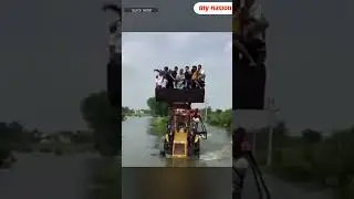 Rajasthan MLA's Unique Flood Survey Goes Viral #Shorts #Trending #Viral #Flood #Rain