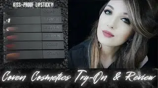 KILLSTAR Coven Cosmetics Try-On + Review | Is It Really Kiss-Proof?!