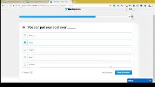 Freelancer Us Exam Skill Level-1, Test Answer  2018