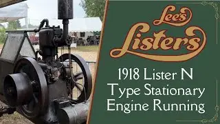 1918 Lister N Type Stationary Engine Running