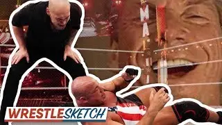 Why Baron Corbin Retired Kurt Angle At WWE WrestleMania 35... | WrestleTalk's WrestleSketch