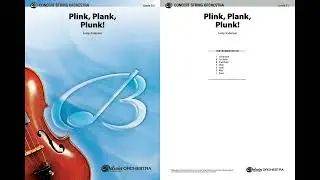 Plink, Plank, Plunk!, by Leroy Anderson – Score & Sound