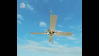 ROBLOX Hunter Adaptair Original Ceiling Fan Animation.