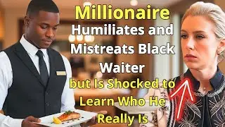 Millionaire HUMILIATES Black Waiter, Then Discovers His SHOCKING Secret Identity! 😱 | Instant Karma
